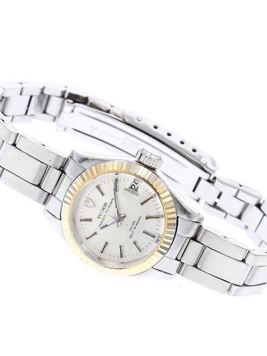 TUDOR Princess Oyster Date 7592/4 Silver Dial Automatic Ladies Watch_957154